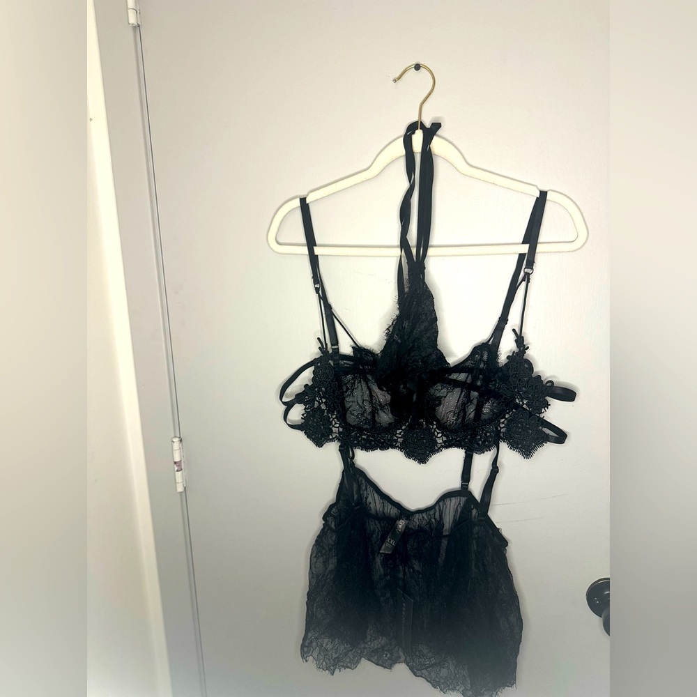 ⭐️ NWT Widow Black Ill Fated Lovers Lace Set Size XXL
